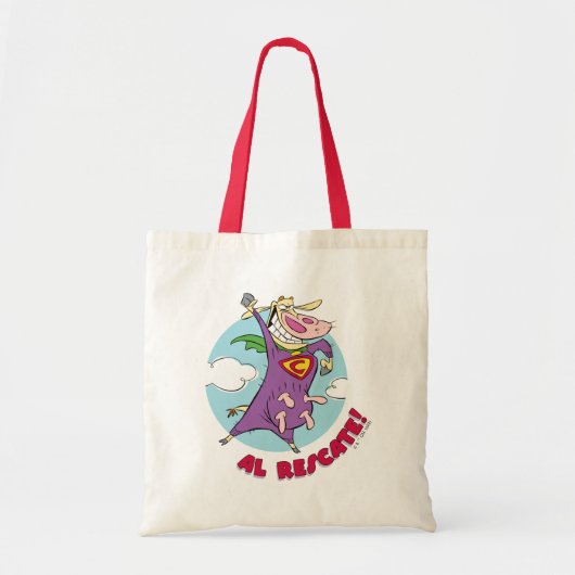Koe en kip Super Koe Al Rescate! Tote Bag (Voorkant)