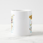 Koe en kippen lachen Grafisch Grote Koffiekop (Voorkant)