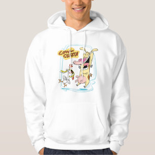 Koe en kippen lachen Grafisch Hoodie