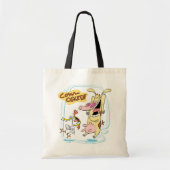 Koe en kippen lachen Grafisch Tote Bag (Voorkant)