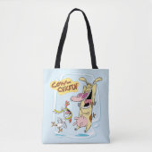 Koe en kippen lachen Grafisch Tote Bag (Voorkant)