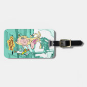 Koe en kippentranspen bagagelabel (Voorkant horizontaal)