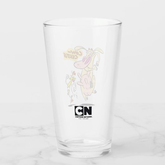 Koe en kippentranspen glas (Achterkant)