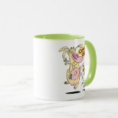 Koe en kippentranspen mok (Voorkant rechts)