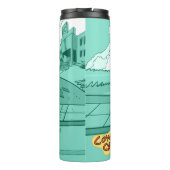 Koe en kippentranspen thermosbeker (Achterkant)