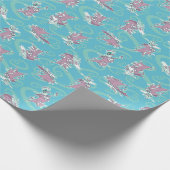 Koe en Koe kippen Cadeaupapier (Hoek)