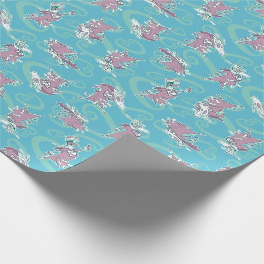 Koe en Koe kippen Cadeaupapier (Hoek)