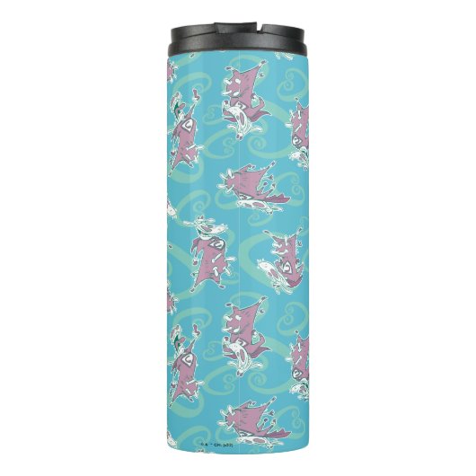 Koe en Koe kippen Thermosbeker (Achterkant)