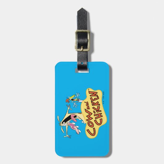 Koe en Logo Bagagelabel (Voorkant verticaal)