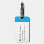 Koe en Logo Bagagelabel (Achterkant verticaal)