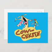 Koe en Logo Briefkaart (Voorkant / Achterkant)