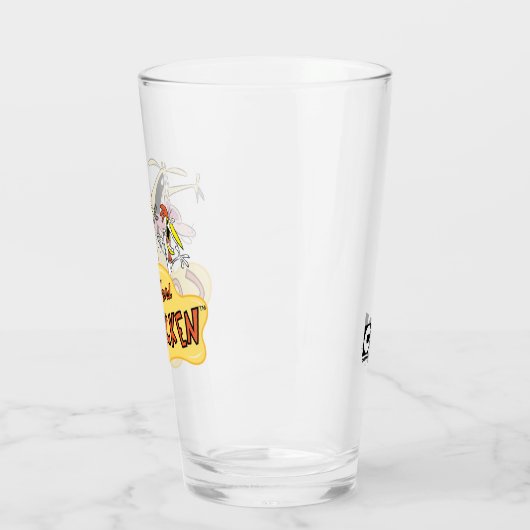 Koe en Logo Glas (Links)