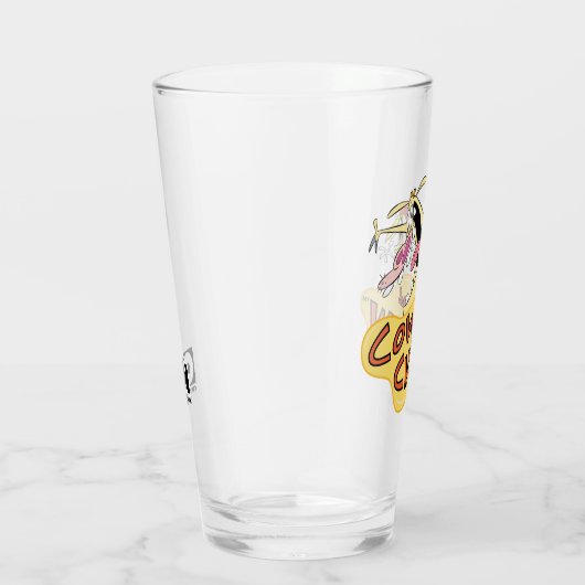 Koe en Logo Glas (Rechts)