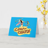 Koe en Logo Kaart (Gele Bloem)