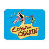 Koe en Logo Magneet (Horizontaal)