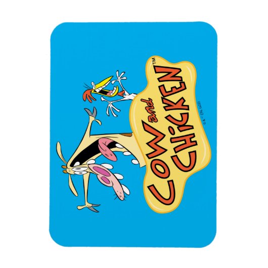 Koe en Logo Magneet (Verticaal)