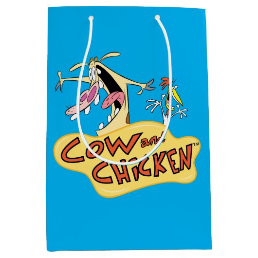 Koe en Logo Medium Cadeauzakje (Voorkant)