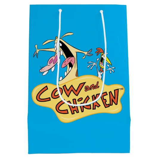 Koe en Logo Medium Cadeauzakje (Achterkant)