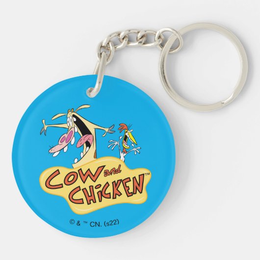 Koe en Logo Sleutelhanger (Achterkant)