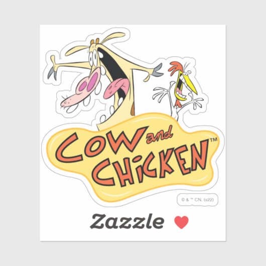 Koe en Logo Sticker (Vel)