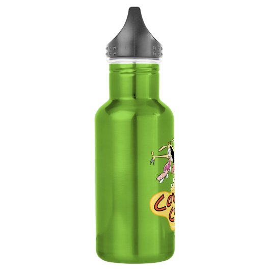 Koe en Logo Waterfles (Links)