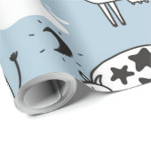 Koe en melk cadeaupapier (Rol Hoek)