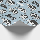 Koe en melk cadeaupapier (Hoek)