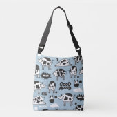 Koe en melk crossbody tas (Voorkant)