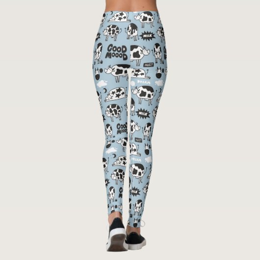 Koe en melk leggings (Achterkant)