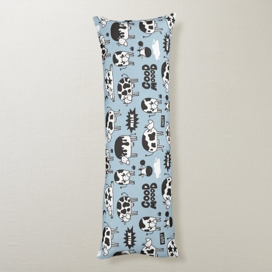 Koe en melk lichaamskussen (Achterkant (Verticaal))