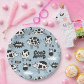 Koe en melk papieren bordje (Feest)