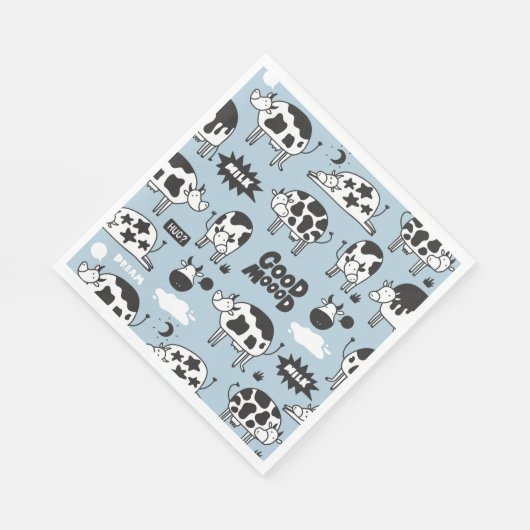 Koe en melk servet (Hoek)