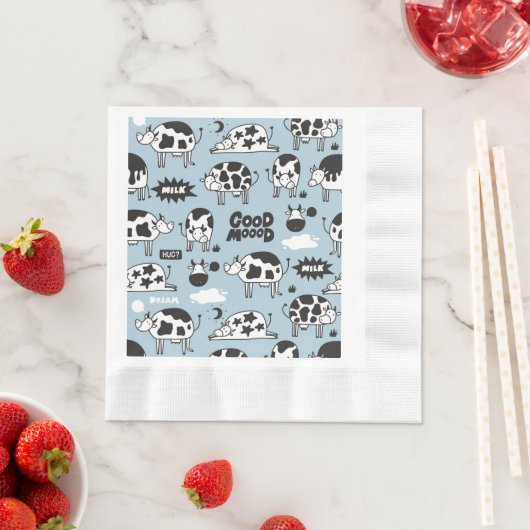 Koe en melk servet (Insitu)