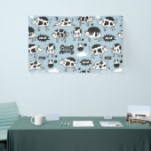 Koe en melk spandoek (Beurs)