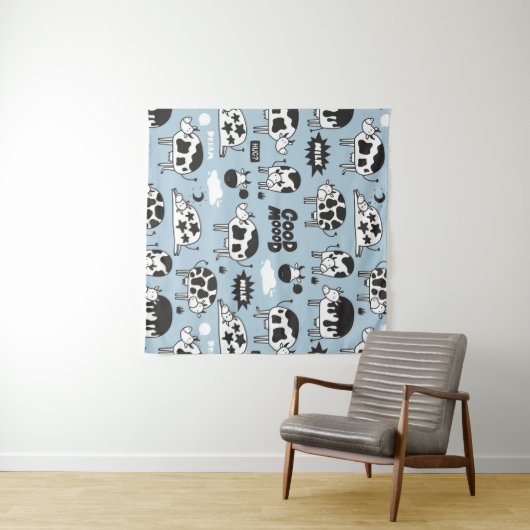 Koe en melk wandkleed (In Situ (horizontaal))