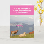 Koe-en-paragliderkaart Kaart (Gele Bloem)