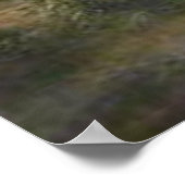 Koe en sedesnijd in de rivier poster (Hoek)