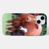 Koe en telefoonkwestie Calf Case-Mate iPhone Case (Achterkant (horizontaal))
