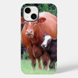 Koe en telefoonkwestie Calf iPhone 15 Case