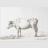 Koe Ephemera Decoupage  Boerderij Tissuepapier (Voorkant)