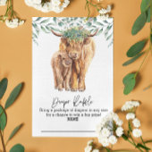 Koe Eucalyptus diapere Raffle Highland Informatiekaartje