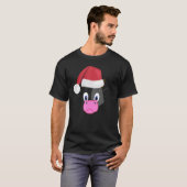 Koe Face Animal Big Cute Face Costuum kerst T-shirt (Voorkant volledig)