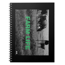 Koe familie spiraal notitieboek