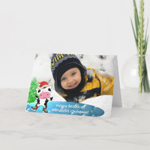 Koe Familieforiek kerstfeest Kawaii dansen Feestdagen Kaart