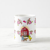 Koe Farmer Boerderij Yellow Duck Mok (Center)