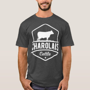 Koe Farmer Charolais Cattle T-shirt