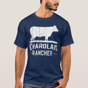 Koe Farmer Charolais Rancher T-shirt