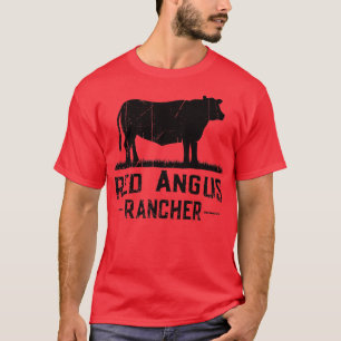 Koe Farmer Red Angus Rancher T-shirt