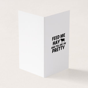 KOE FEED HAY VISITEKAARTJE