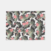 Koe Fleece Blanket Deken (Voorkant (Horizontaal))